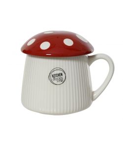 Kitchen Goods Tazza Natalizia a Fungo - 11x14cm