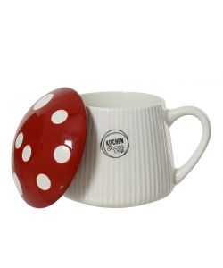 Kitchen Goods Tazza Natalizia a Fungo - 11x14cm