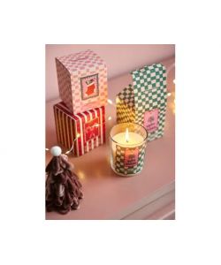 Candele Profumate Natalizie- Assortite 8,4x8,4xh10,2 cm - Fragranze Varie