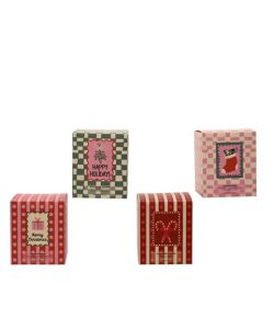 Candele Profumate Natalizie- Assortite 8,4x8,4xh10,2 cm - Fragranze Varie