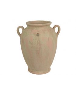 Kaemingk anfora terracotta beige 28xH37 cm con manici antichizzati