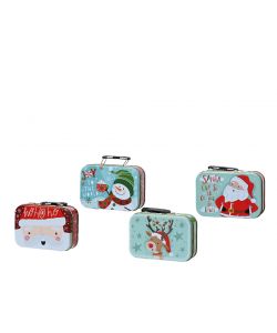 Decoris Contenitore Multiuso in Latta - Elegante e Pratico - 6,7x10x2,8 cm