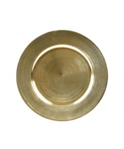 Kitchen Goods Piatto Decorativo Oro - Tavola Natalizia - 33cm