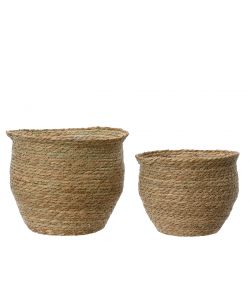 Cesta rotonda in giunco 32x27