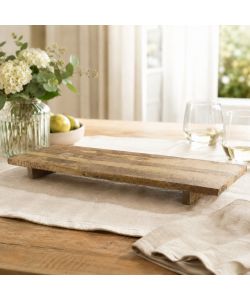 Piatto da portata in legno di mango naturale 80x28x6 cm