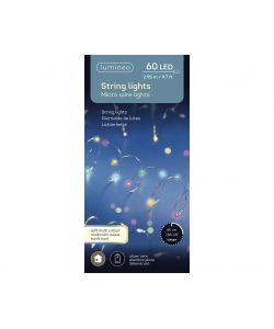 Lumineo Luci 265 LED Soft Multicolor a Batteria per Interni - 2,95 m