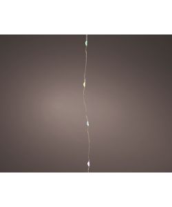 Lumineo Ghirlanda Luminosa Argento Multicolore Soft LED - 295cm