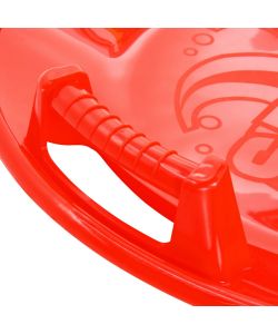 Slittino Rotondo Rosso 66,5 cm in PP