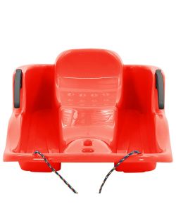 Slittino con Freni Rosso 87x40x18 cm in Polipropilene