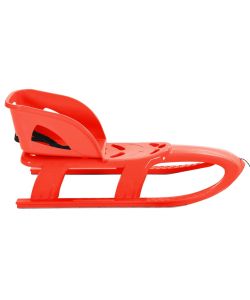 Slittino con Seduta Rosso 102,5x40x23 cm in Polipropilene