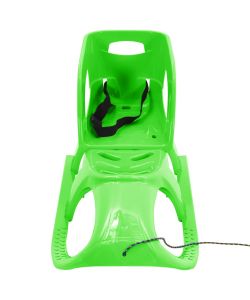 Slittino con Seduta Verde 102,5x40x23 cm in Polipropilene