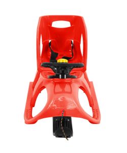 Slittino con Seduta e Volante Rosso 102,5x40x23cm Polipropilene