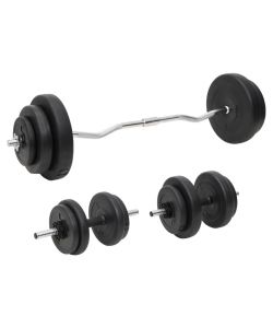 Set Bilanciere e Manubri con Dischi 60 kg