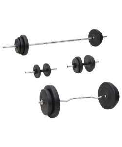 Set Bilanciere e Manubri con Dischi 90 kg