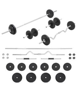 Set Bilanciere e Manubri con Dischi 90 kg