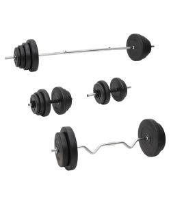 Set Bilanciere e Manubri con Dischi 120 kg