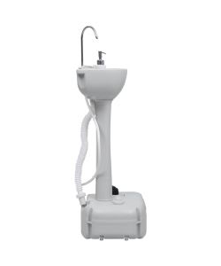Set Supporto Lavamani da Campeggio Portatile e Tanica d'Acqua