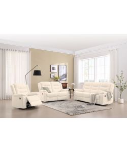 DOMO MEA SALOTTO COMFORT POLTRONA + DIVANI 2 E 3 POSTI RECLINABILI GREIGE