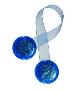 Calamita Bottone Azzurro Grande (Con Nastro)