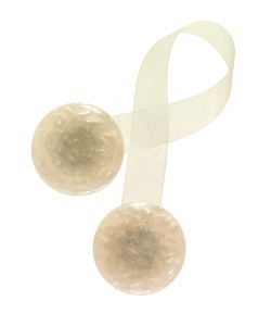 Calamita Bottone Beige Grande (Con Nastro)