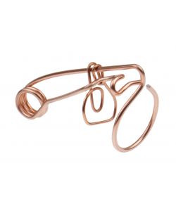 Keim Trappola Talpe Filo Acciaio Zincato 16x4,7 cm 2 Pezzi Rosso