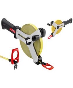 Sola Rotella Metrica in Acciaio Gialla 50m con Impugnatura Ergonomica