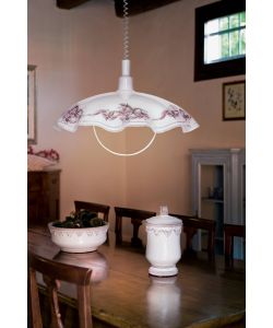 Eglo Lampada a Sospensione in Vetro Satinato - Bianco - 42 H110