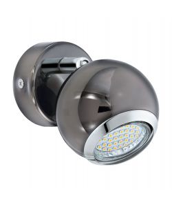 Faretto 1 x 2,5W Bimeda Led Acciaio + Nickel