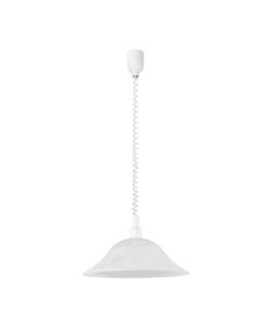 Eglo Lampada a Sospensione Alessandra Bianco 38x110 cm Design Elegante