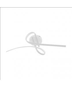 EGLO Plafoniera LED Palozza Bianco 4000K 21W 26x69 cm Design Moderno