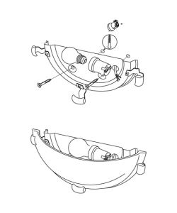 Eglo Applique Salome Lampada da Parete Cromo Bianco 300x150 mm 60W