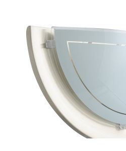 Eglo Applique Planet 1 da parete nickel satinato 145x290 mm