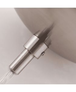 Eglo Lampada a sospensione Rondo 20 cm in vetro bianco e nichel opaco