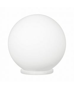 Eglo Lampada da Tavolo Rondo - Bianco Opalescente - �20 cm 60W E27