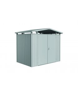 Casetta Panorama Misura P2 argento metallizzato con porta a due battenti