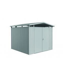 Casetta Panorama Misura P4 argento metallizzato con porta a due battenti