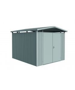 Casetta Panorama Misura P5 argento metallizzato con porta a due battenti