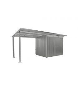Biohort Tendalino laterale L per casette AvantGarde A2 A6 argento 243x260 cm