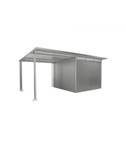 Biohort Tenda Parasole per Casetta AvantGarde A3 A7 Argento 243x300 cm