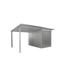 Biohort Tenda Parasole per Casetta AvantGarde A3 A7 Argento 243x300 cm