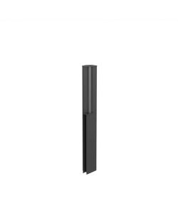 Paletto Alluminio DaVinci Grigio 61 cm Rettangolare Finitura Liscia