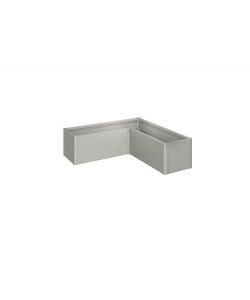 Fioriera Belvedere MINI Gr. L150 grigio quarzo metallizzato