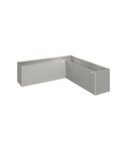 Fioriera Belvedere MIDI Gr. L200 grigio quarzo metallizzato