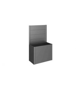 Biohort Schermo Frangivista per Fioriera DaVinci 1 m Grigio Metallizzato