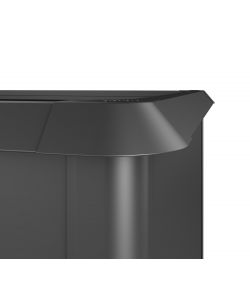 Protezione antilumaca per Aiuola rialzata 1,5x0,5 grigio scuro metallizzato