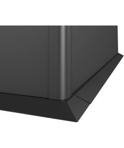 Biohort Bordo di Protezione Falciatura 1x1m Grigio Scuro Metallo