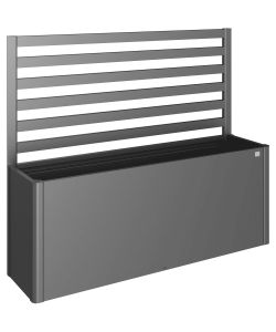 Biohort Sostegno per Piante Graticcio Metallo Grigio Scuro 2 m 91 cm