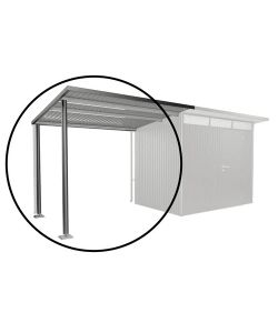 Biohort Tetto Laterale AvantGarde Grigio Scuro 243x220x218 cm