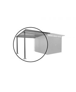 Biohort Tetto Laterale Grigio Scuro per Casette AvantGarde A3/A7 243x300 cm