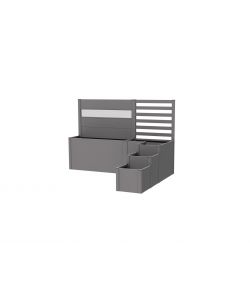 Fioriera DaVinci Modulare Grigia 168x249 cm Privacy Esterni Design Innovativo